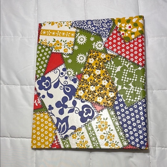Vintage Colorful Patchwork Photo Album Notebook 1970s - Picture 3 of 6